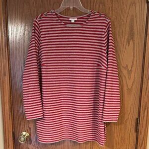 J. Jill Grey & Red 2X Tunic.